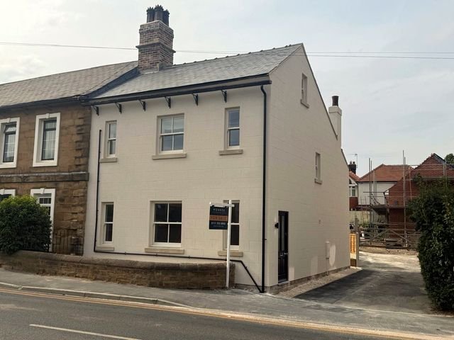 Fully rebuilt period property, finished with painted render and sash windows