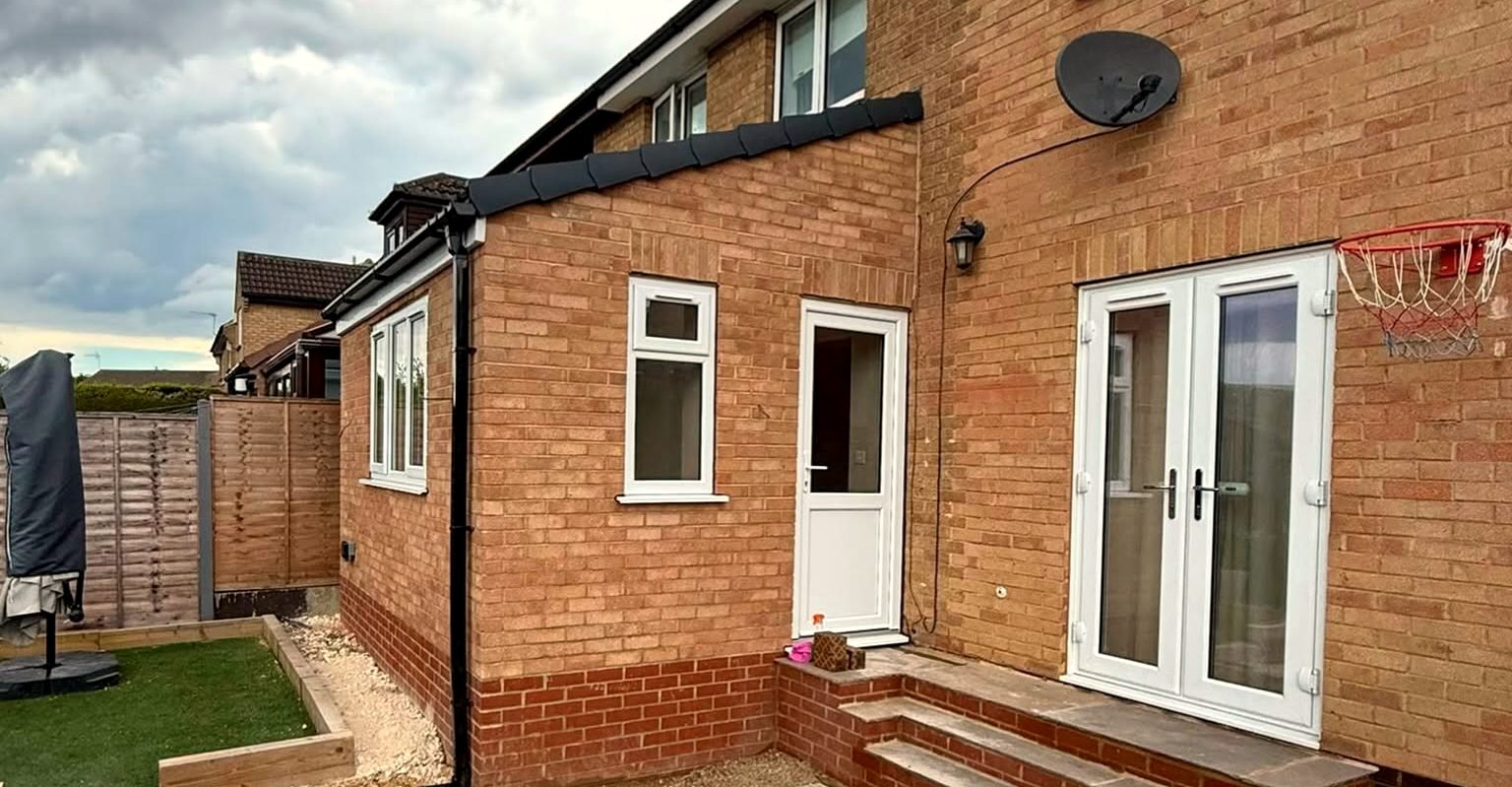 Completed rear extension for a NEPO Construction client